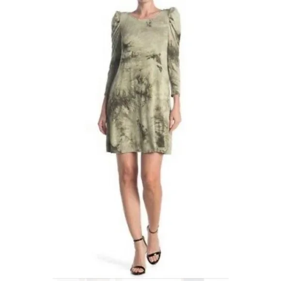 MSK | Dresses | Msk Olive Green Puff Sleeve Tie Dye Dress Nwt Small | Poshmark MSK | Dresses | Msk Olive Green Puff Sleeve Tie Dye Dress Nwt Small | Poshmark